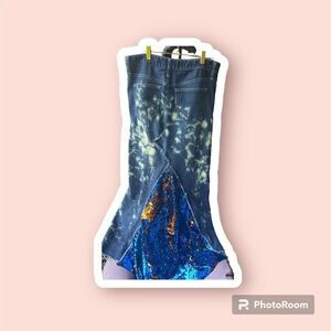 🗣️NEW CUSTOMIZED DENIM SKIRT🔥